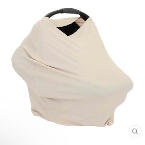 Caden Lane Neutral Waffle Fabric Nursing/Car Seat Cover
